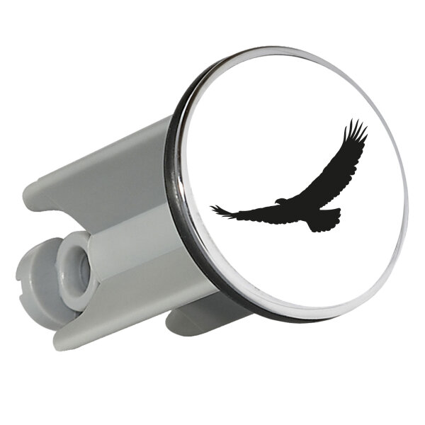 Waschbeckenstöpsel Eagle Silhouette  Adler 4cm Abflussstopfen