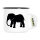 Emaille Tasse Elefant Silhouette 300ml Vintage Emaille Becher