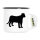 Emaille Tasse Panther Silhouette 300ml Vintage Emaille Becher