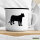 Emaille Tasse Panther Silhouette 300ml Vintage Emaille Becher