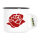 Emaille Tasse Rose Blüte 300ml Vintage Emaille Becher