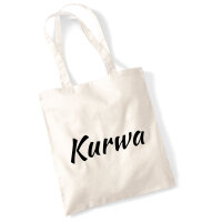 Jutebeutel Kurwa Polnisch 10 Liter