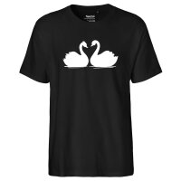Herren T-Shirt Schwan Pärchen Größe S-3XL
