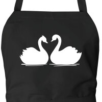 Schürze Schwan Pärchen