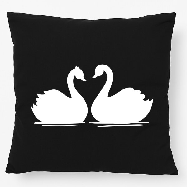 Kissen Schwan Pärchen 40x40cm