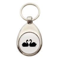 Schlüsselanhänger Schwan Pärchen