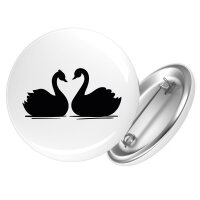 Button Schwan Pärchen