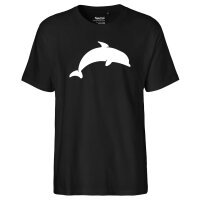 Herren T-Shirt Delfin Silhouette Größe S-3XL