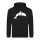 Unisex Hoodie Delfin Silhouette Größe S-3XL