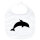 Baby Lätzchen Delfin Silhouette