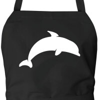 Schürze Delfin Silhouette