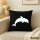 Kissen Delfin Silhouette 40x40cm