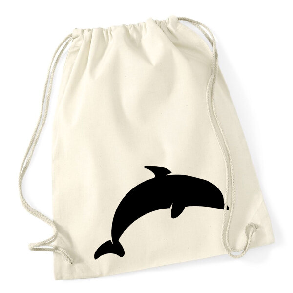 Turnbeutel Delfin Silhouette 12 Liter