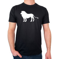 Herren T-Shirt Löwe Silhouette Größe S-3XL