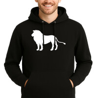 Unisex Hoodie Löwe Silhouette Größe S-3XL