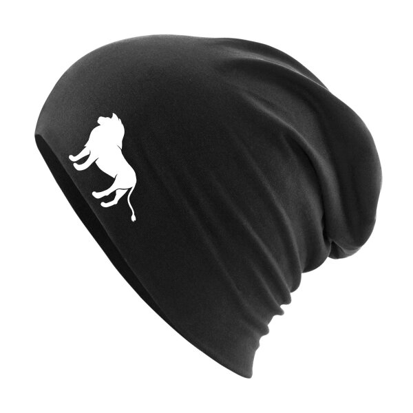 Beanie Löwe Silhouette