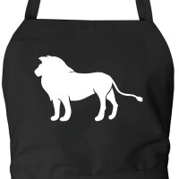 Schürze Löwe Silhouette