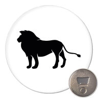 Magnet Löwe Silhouette 59mm Kühlschrankmagnet...