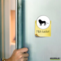 Magnet Löwe Silhouette 59mm Kühlschrankmagnet...