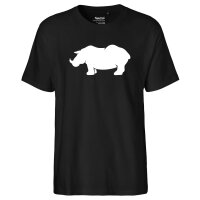 Herren T-Shirt Nashorn Silhouette Größe S-3XL