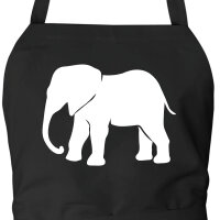 Schürze Elefant Silhouette