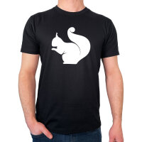 Herren T-Shirt Eichhörnchen Silhouette...