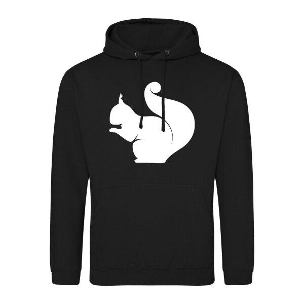 Unisex Hoodie Eichhörnchen Silhouette Größe S-3XL