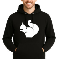Unisex Hoodie Eichhörnchen Silhouette...