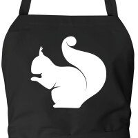 Schürze Eichhörnchen Silhouette