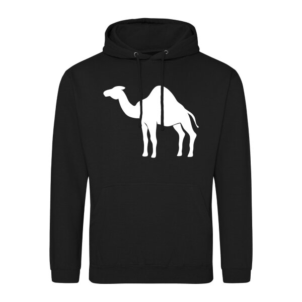 Unisex Hoodie Dromedar Kamel Silhouette Größe S-3XL
