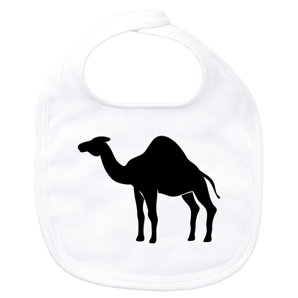 Baby Lätzchen Dromedar Kamel Silhouette