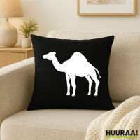 Kissen Dromedar Kamel Silhouette 40x40cm