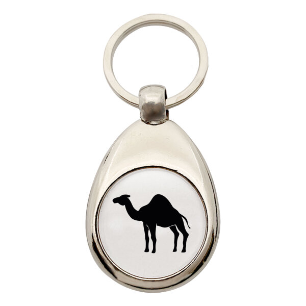 Schlüsselanhänger Dromedar Kamel Silhouette