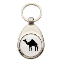 Schlüsselanhänger Dromedar Kamel Silhouette