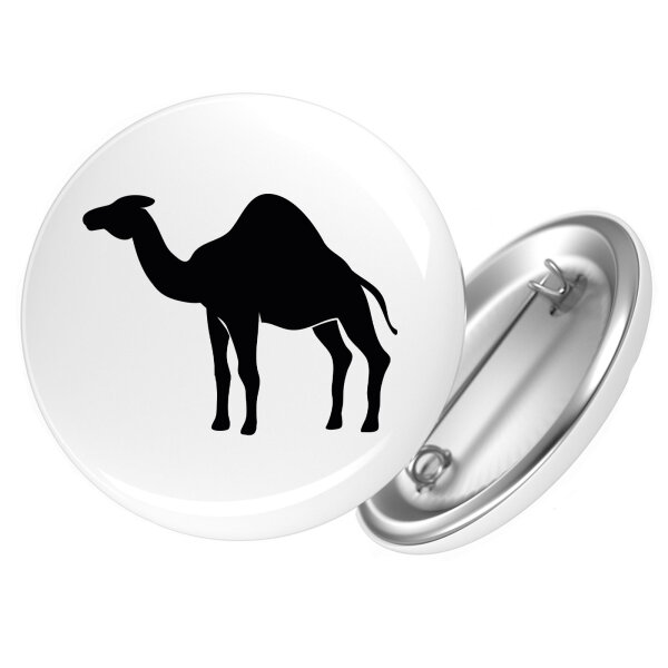 Button Dromedar Kamel Silhouette