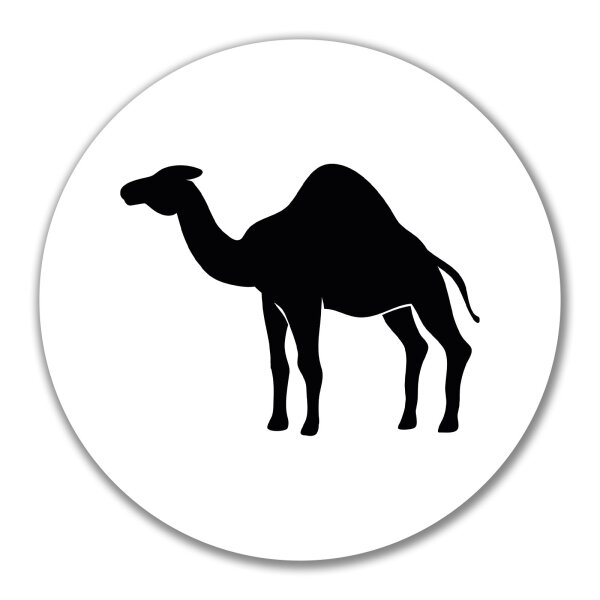 Aufkleber Dromedar Kamel Silhouette 10cm Sticker