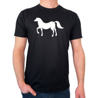 Herren T-Shirt Pferd Silhouette Größe S-3XL