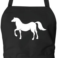 Schürze Pferd Silhouette