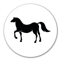 Aufkleber Pferd Silhouette 10cm Sticker
