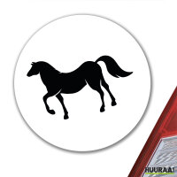 Aufkleber Pferd Silhouette 10cm Sticker