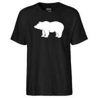 Herren T-Shirt Bär Silhouette Größe S-3XL