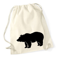 Turnbeutel Bär Silhouette 12 Liter