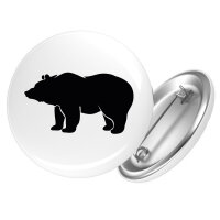 Button Bär Silhouette