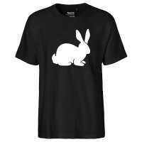 Herren T-Shirt Hase Kaninchen Silhouette Größe...