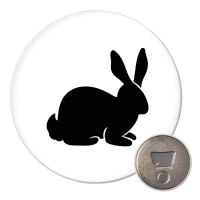Magnet Hase Kaninchen Silhouette 59mm...