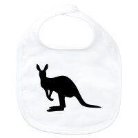 Baby Lätzchen Kangaroo Silhouette