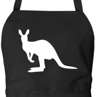 Schürze Kangaroo Silhouette