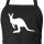 Schürze Kangaroo Silhouette