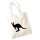 Jutebeutel Kangaroo Silhouette 10 Liter