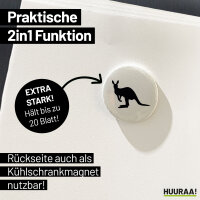 Magnet Kangaroo Silhouette 59mm Kühlschrankmagnet Flaschenöffner